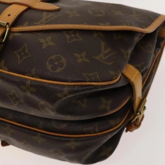 LOUIS VUITTON Monogram Saumur 30 Shoulder Bag M42256 LV Auth am8612 - Picture 4 of 15